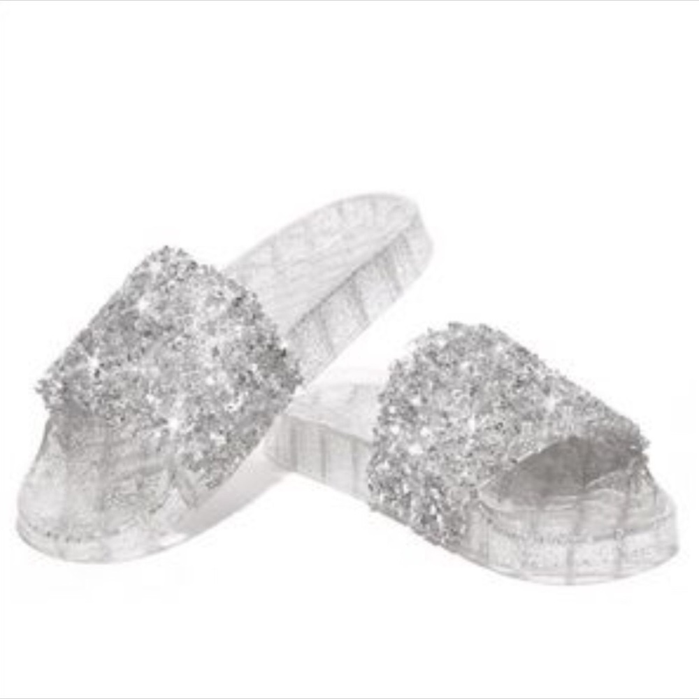 🎁🎄1/2 OFF💥GORGOUS SILVER BLING (SANDALS) - Picture 5 of 6